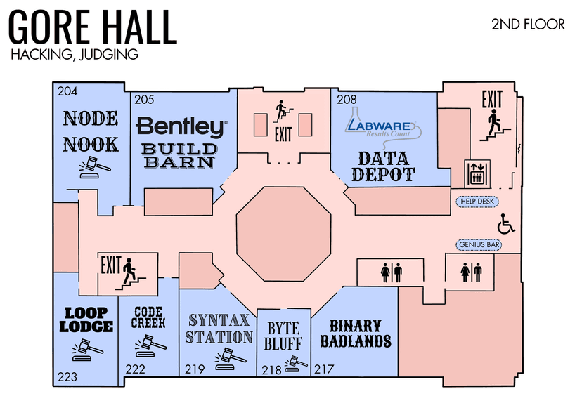 Gore Hall Map 2